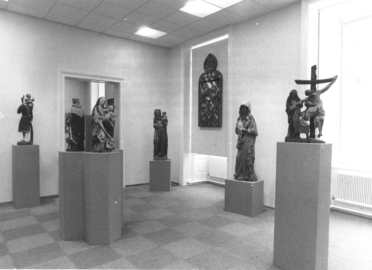 Der Ausstellungsbereich in den Räumlichkeiten im Zwettlerhof ab 1973. Foto: Johann Gürer