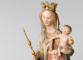 Maria mit dem Jesuskind Spätes 14. Jahrhundert  Diözesane Sammlung L. Deinhardstein, L. Rastl