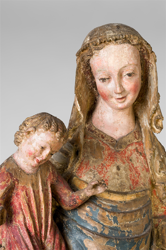 Erlacher Madonna, um 1320-1330. Dom Museum Wien. Foto: Deinhardstein, Rastl