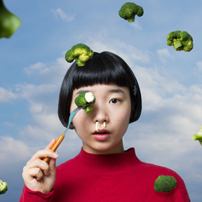 Izumi Miyazaki, Broccoli (Detail), 2017, Izumi Miyazaki. © Izumi Miyazaki