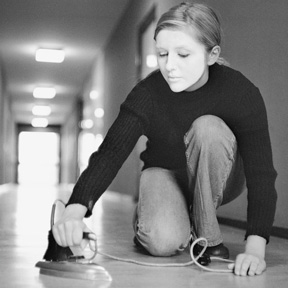 Renate Eisenegger, Hochhaus (Nr. 1) (Detail), 1974/2022. Renate Eisenegger/ SAMMLUNG VERBUND, Wien, &copy; Renate Eisenegger/ SAMMLUNG VERBUND, Wien
