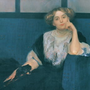 Otto Friedrich, Elsa Galafr&eacute;s (Detail), 1908. Belvedere, Wien, Foto: Belvedere, Wien. 